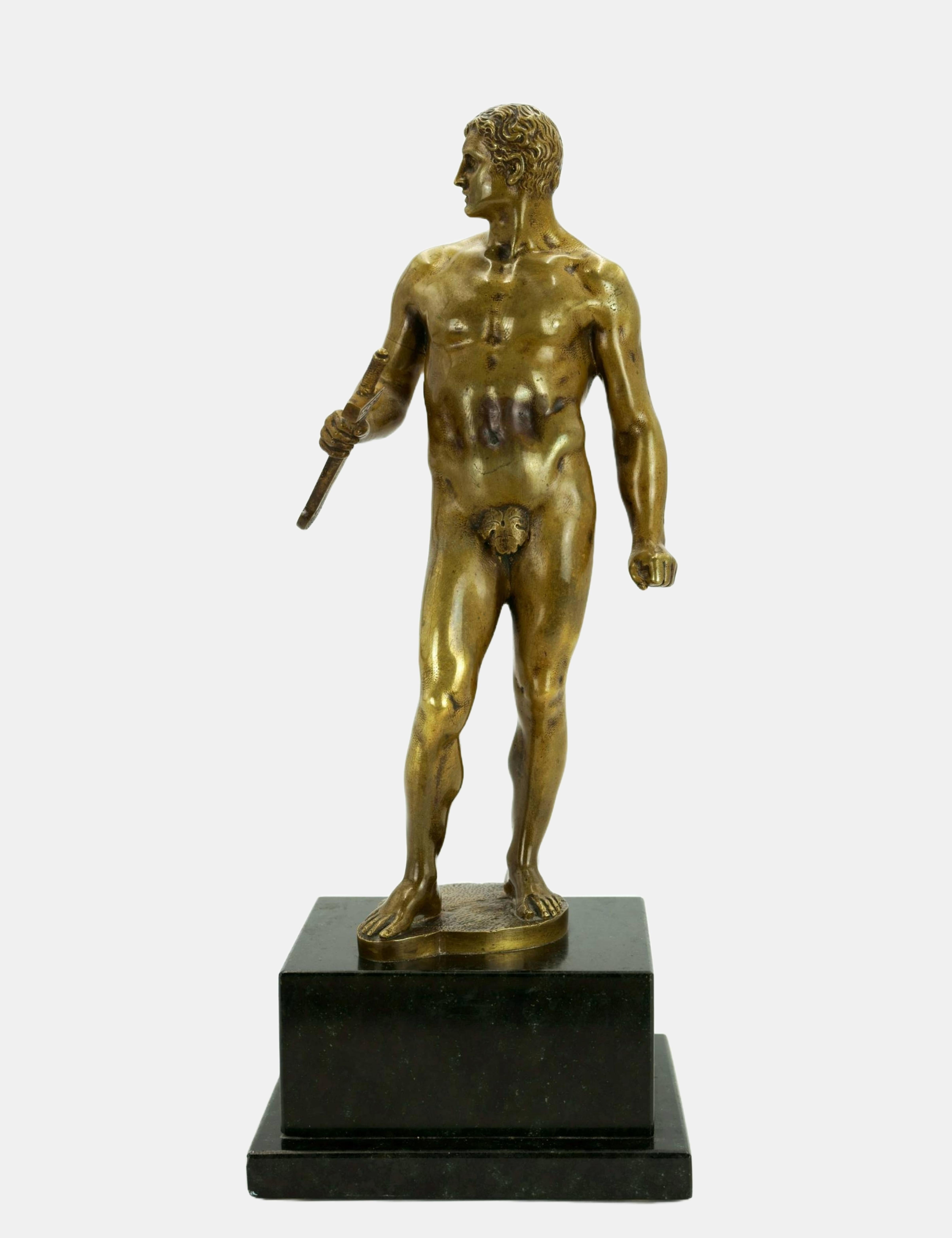 Naked warrior with short sword / - The New Hercules - For Sale 4