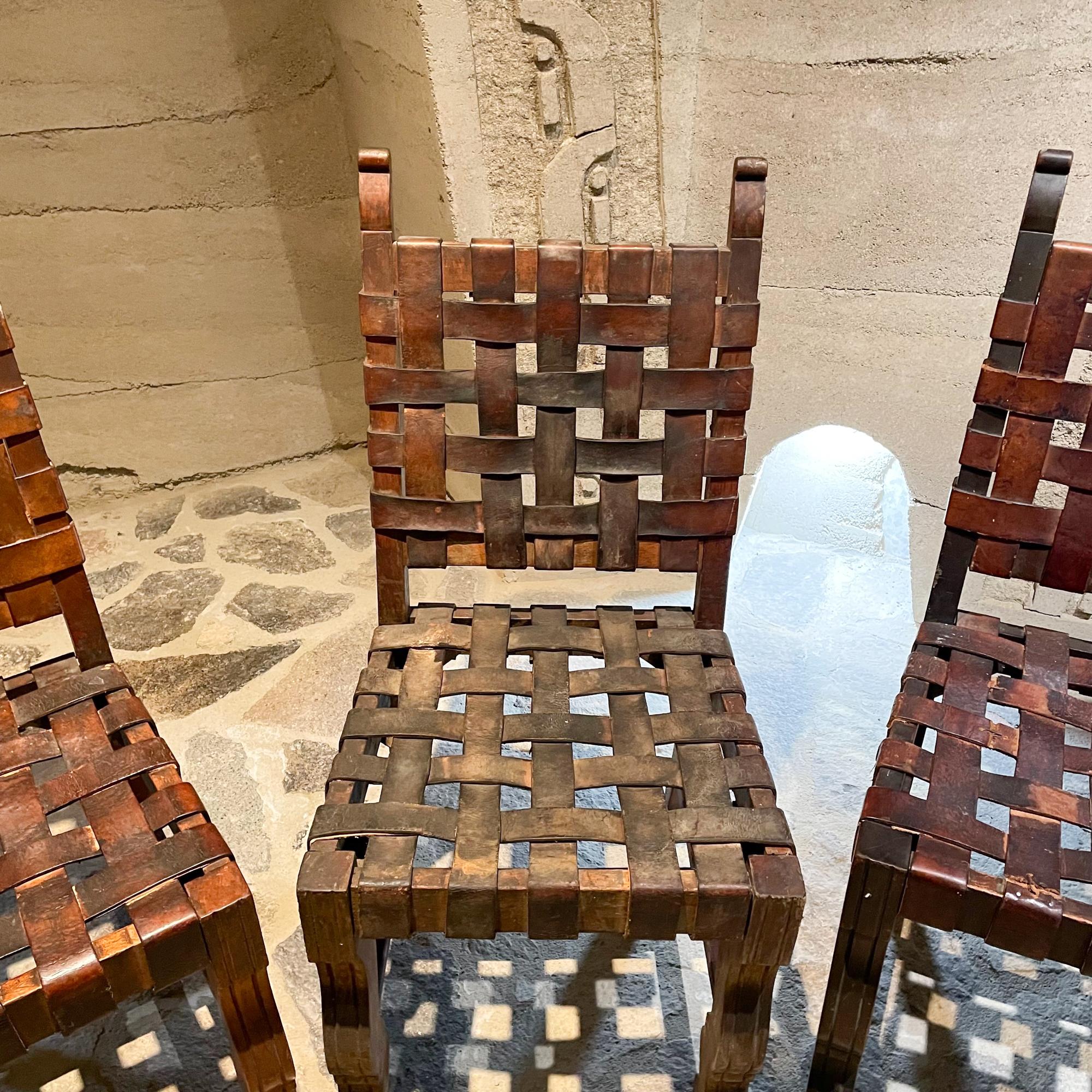 mexican chairs leather