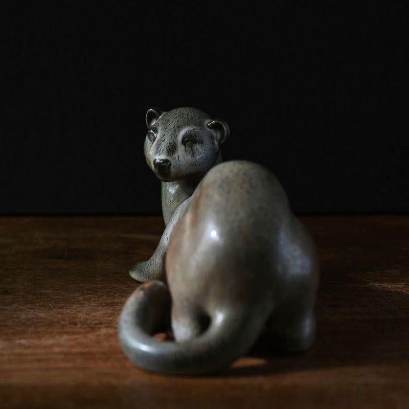 Figurine Hermelin en céramique de Gunnar Nylund Excellent état - En vente à Berlin, BE