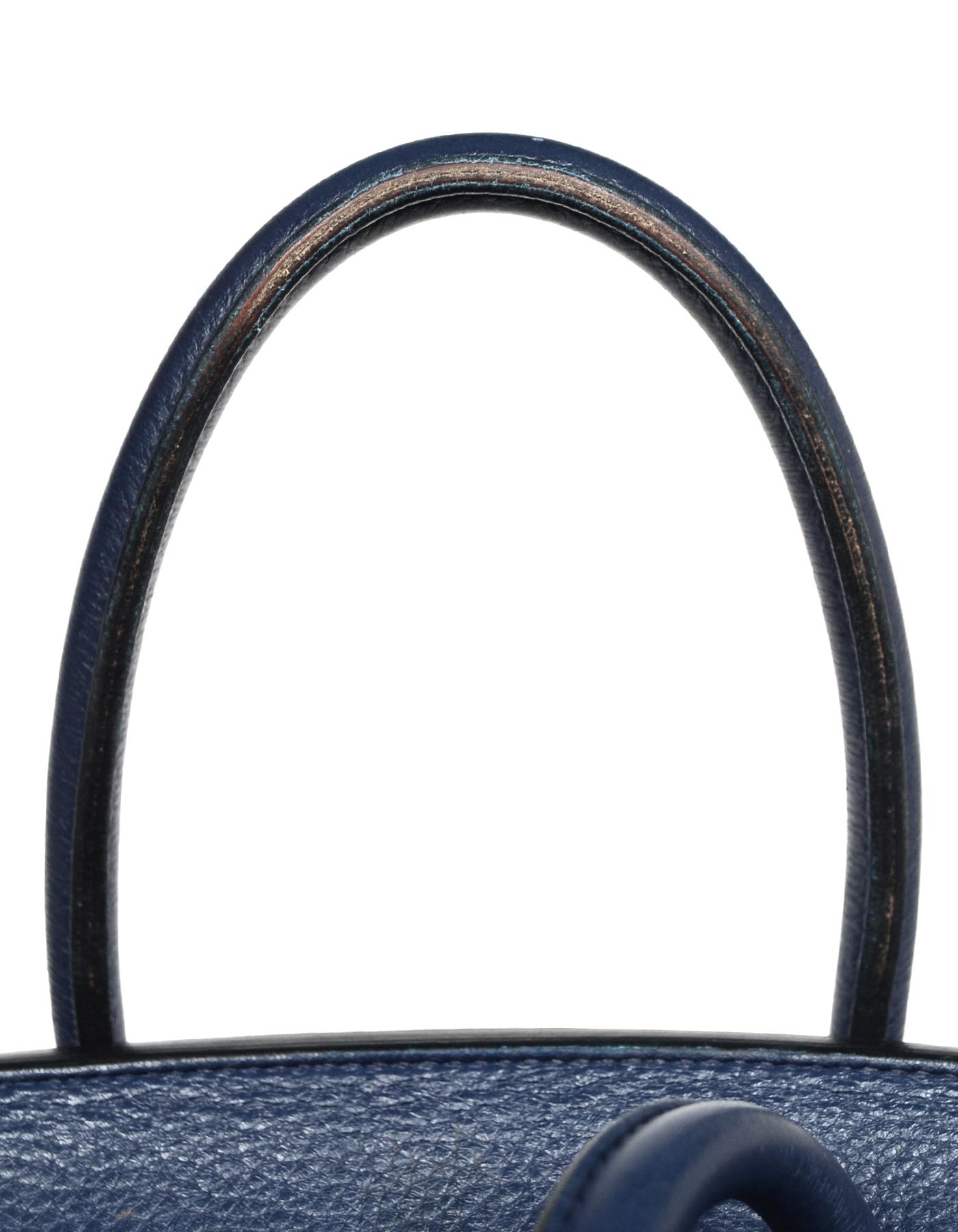 Hermes '10 Bleu De Malte Togo Leather 35cm Birkin Bag W/ Palladium Hardware 2