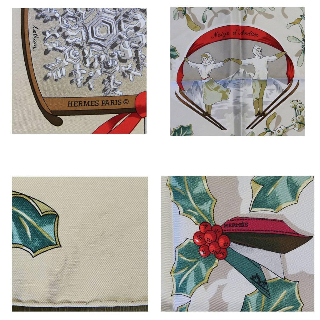 hermes holiday scarf