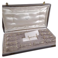 Vintage Hermès - 12 Silver Plate Place Card Holders