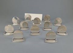 Hermès - 12 Tischkartenhalter aus Sterlingsilber