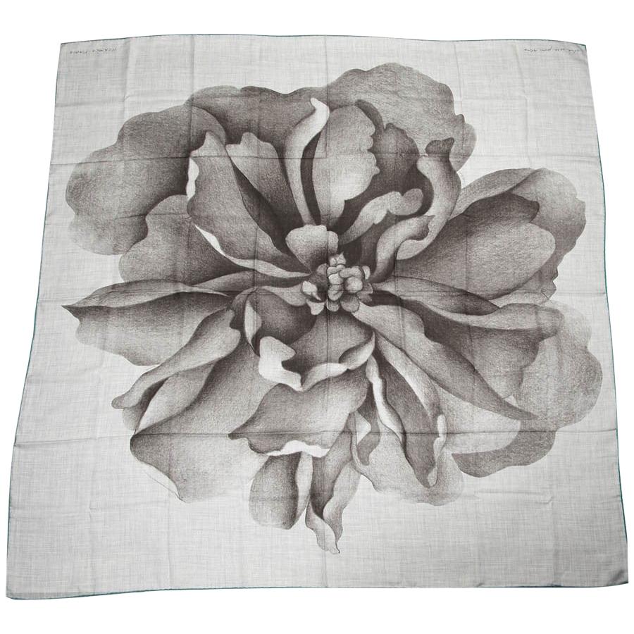 Hermes  "140"  Shawl Scarf A Rose For Alma