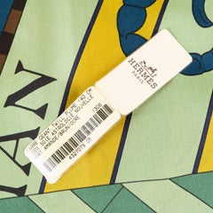 Hermes 55in x 55in Silk Shawl 'Astrologie Nouvelle' by Cyrille Diatkine - Rare