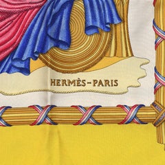Hermes 1789 Liberte Egalite Fraternite Silk Scarf Neckerchief