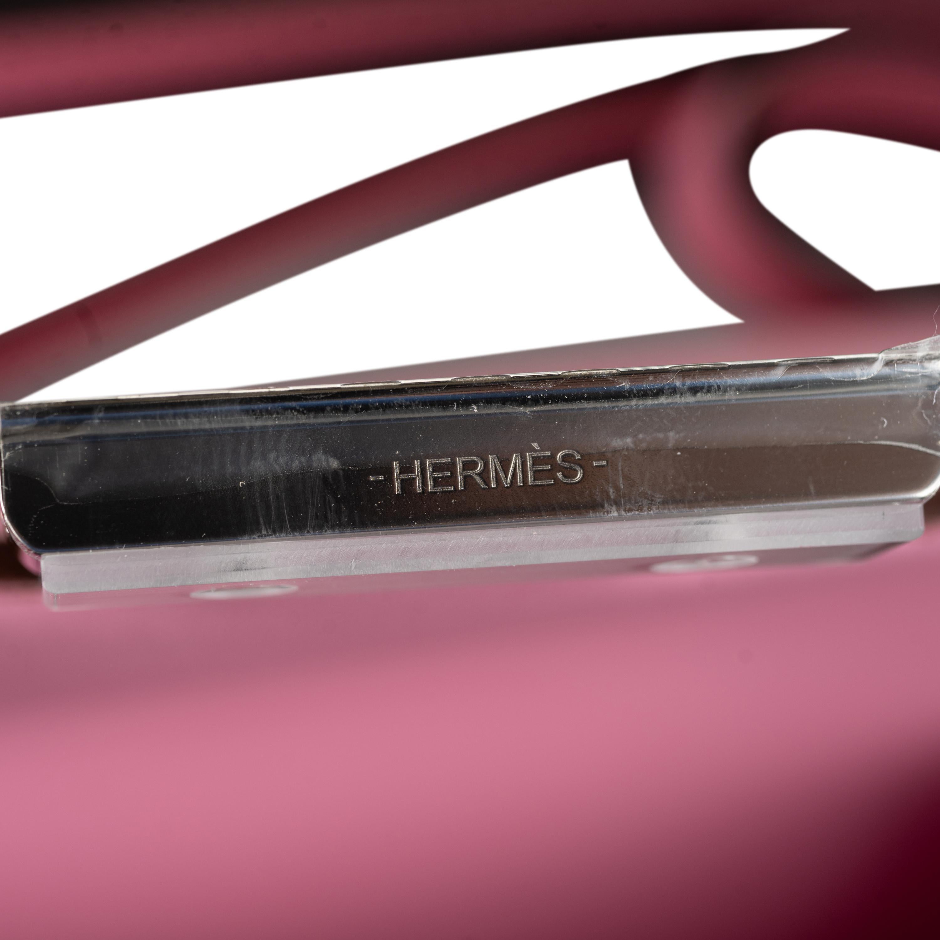 Hermès 18cm Constance Bubblegum Epsom Palladium Hardware 2021 2