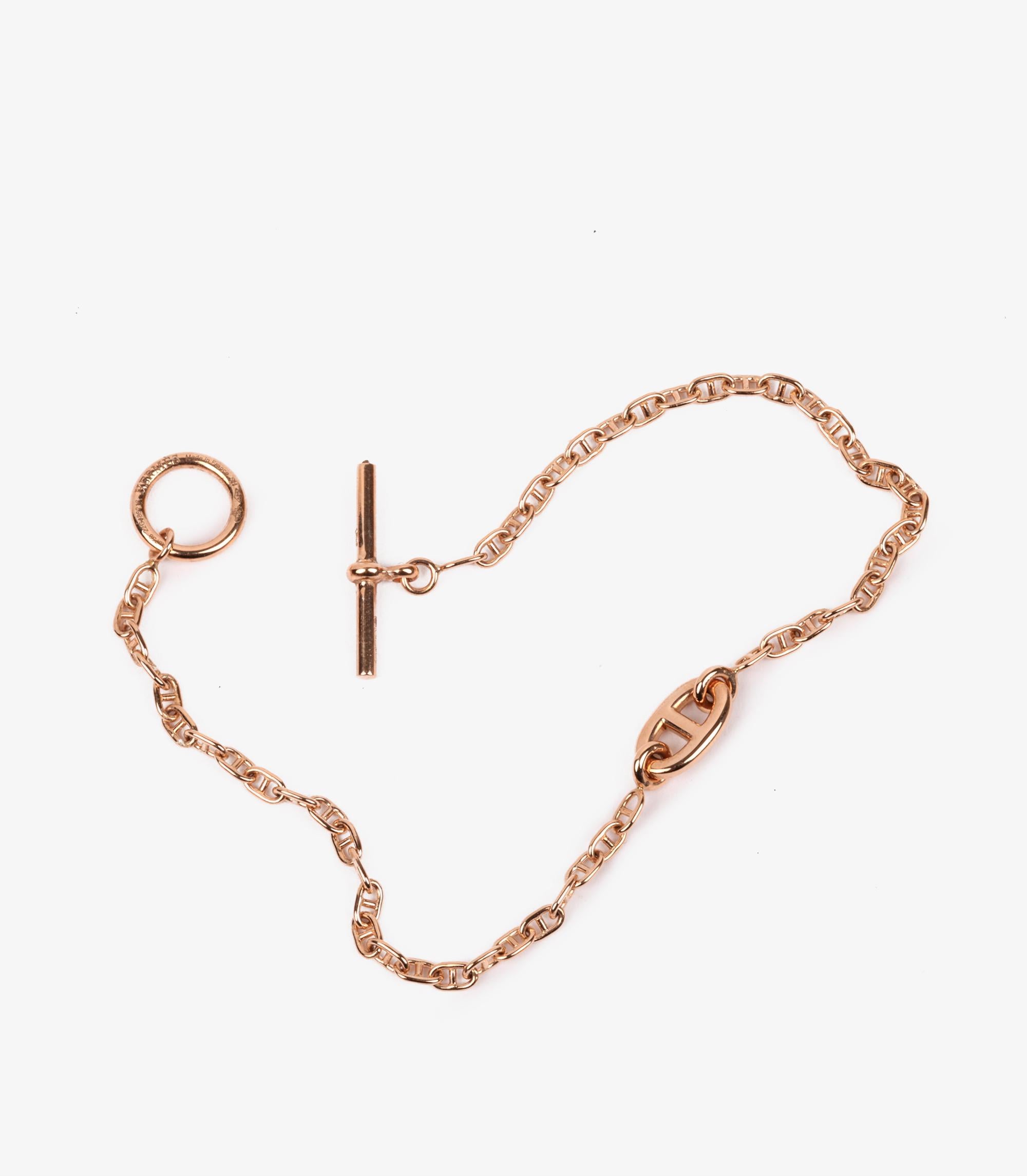 Hermès 18ct Rose Gold Farandole Very Small Bracelet

Brand- Hermès
Model- Farandole VSM Bracelet
Product Type- Bracelet
Serial Number- 22*******
Age- Circa 2023
Accompanied By- Hermès Box, Outer Box
Material(s)- 18ct Rose Gold

Bracelet Length-