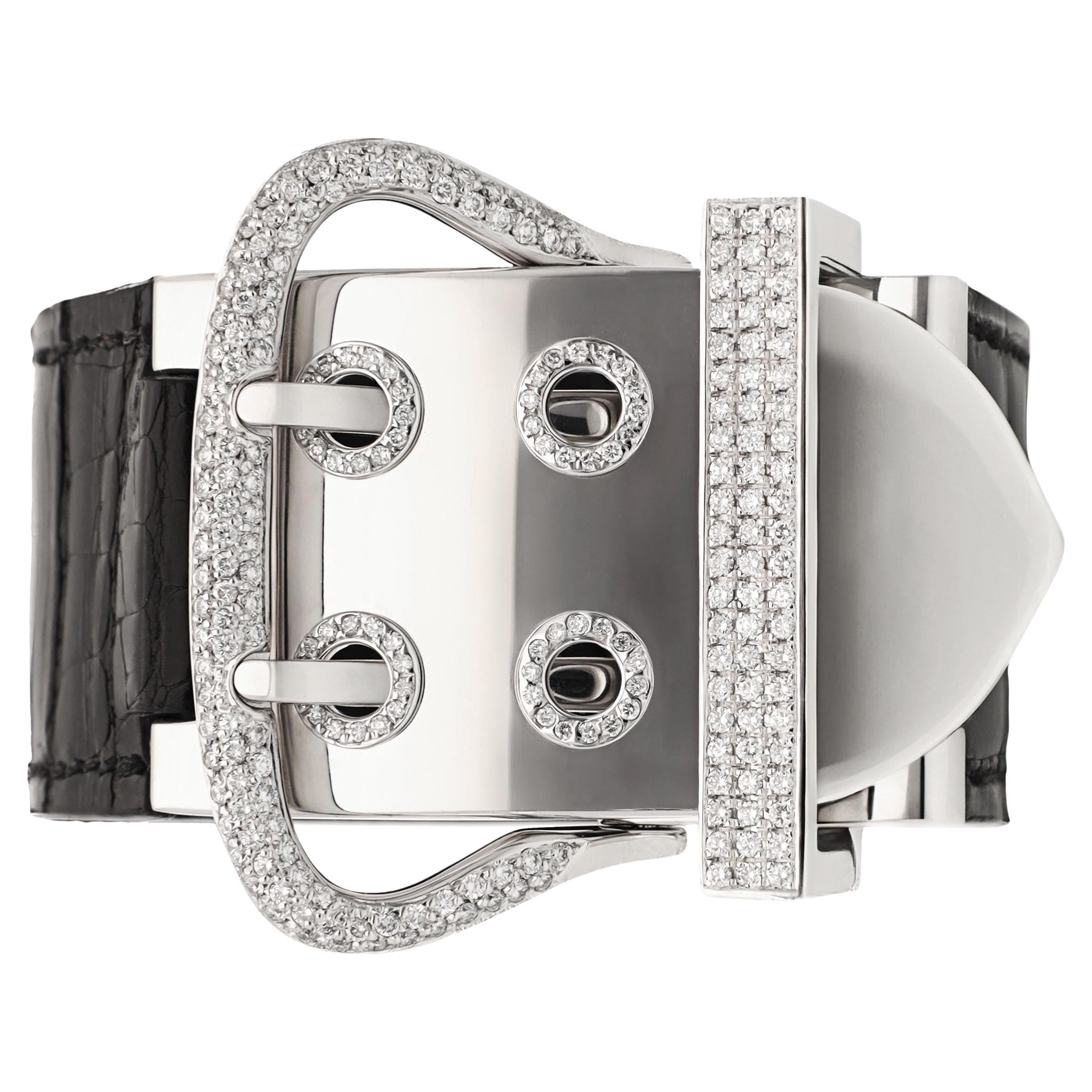 Hermès 18K Boucle Sellier TGM Bracelet
