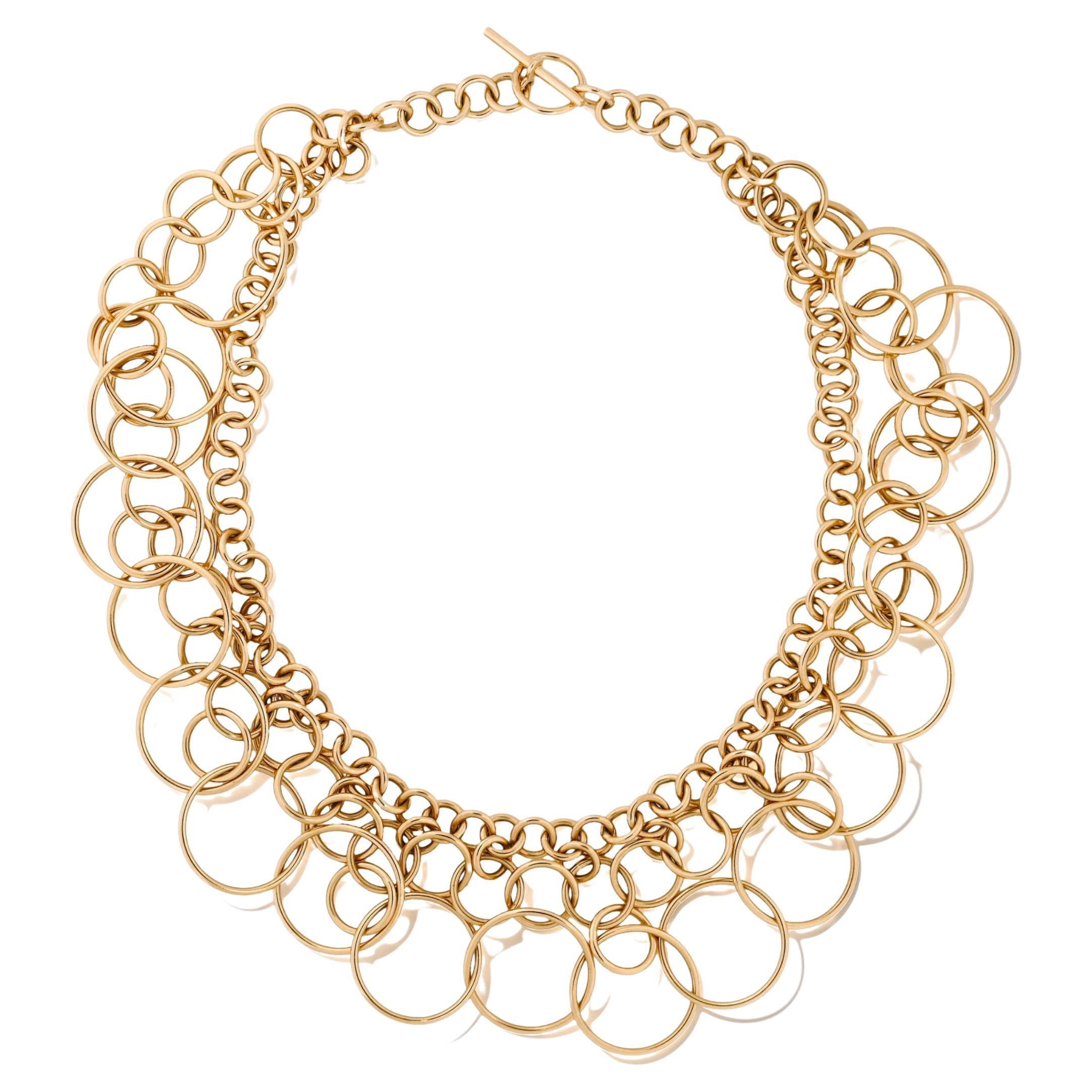 Hermes 18k Gold "Shore" Necklace
