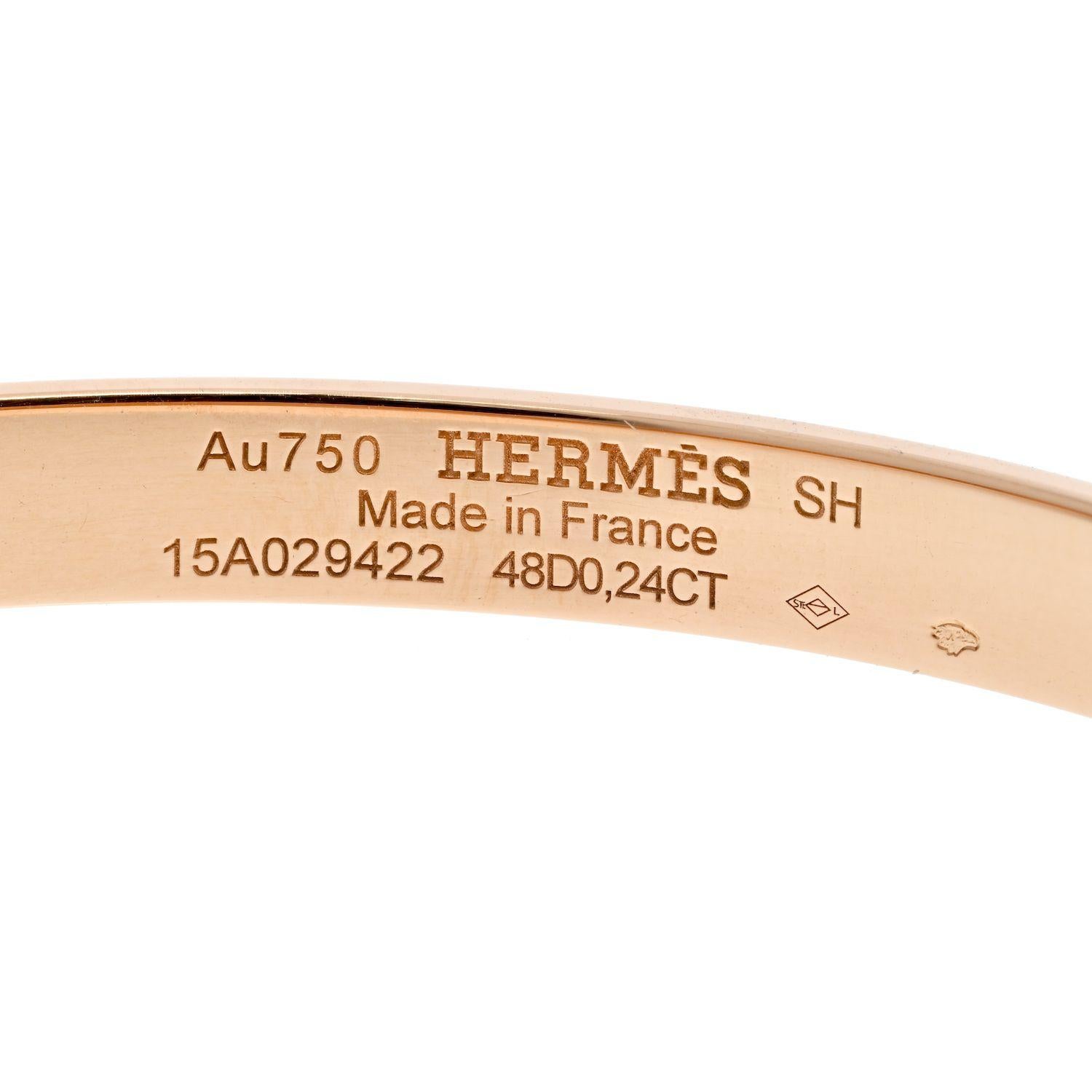 hermes gold bracelet