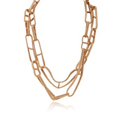 Hermès 18K Yellow Gold Chaine D'ancre Extra Large Link Chain Necklace