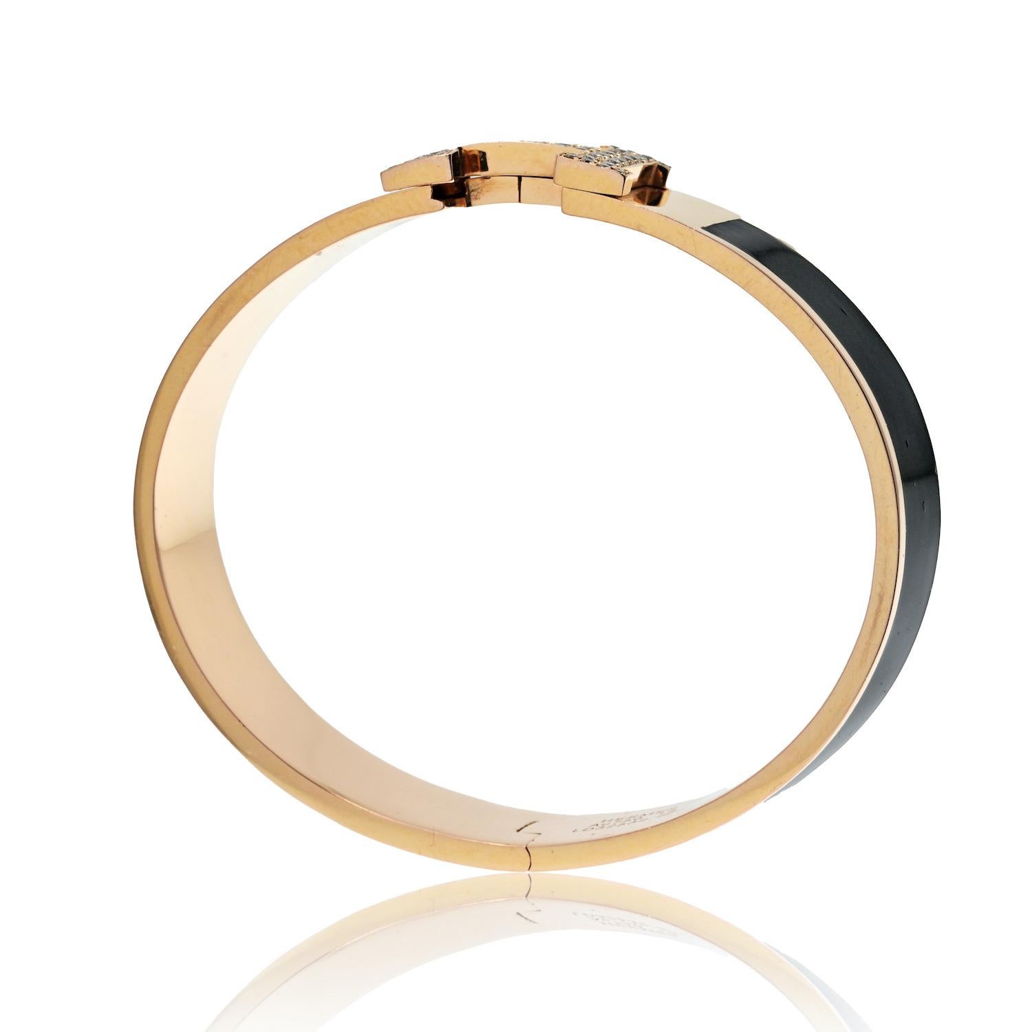 bracelet hermes rose pale