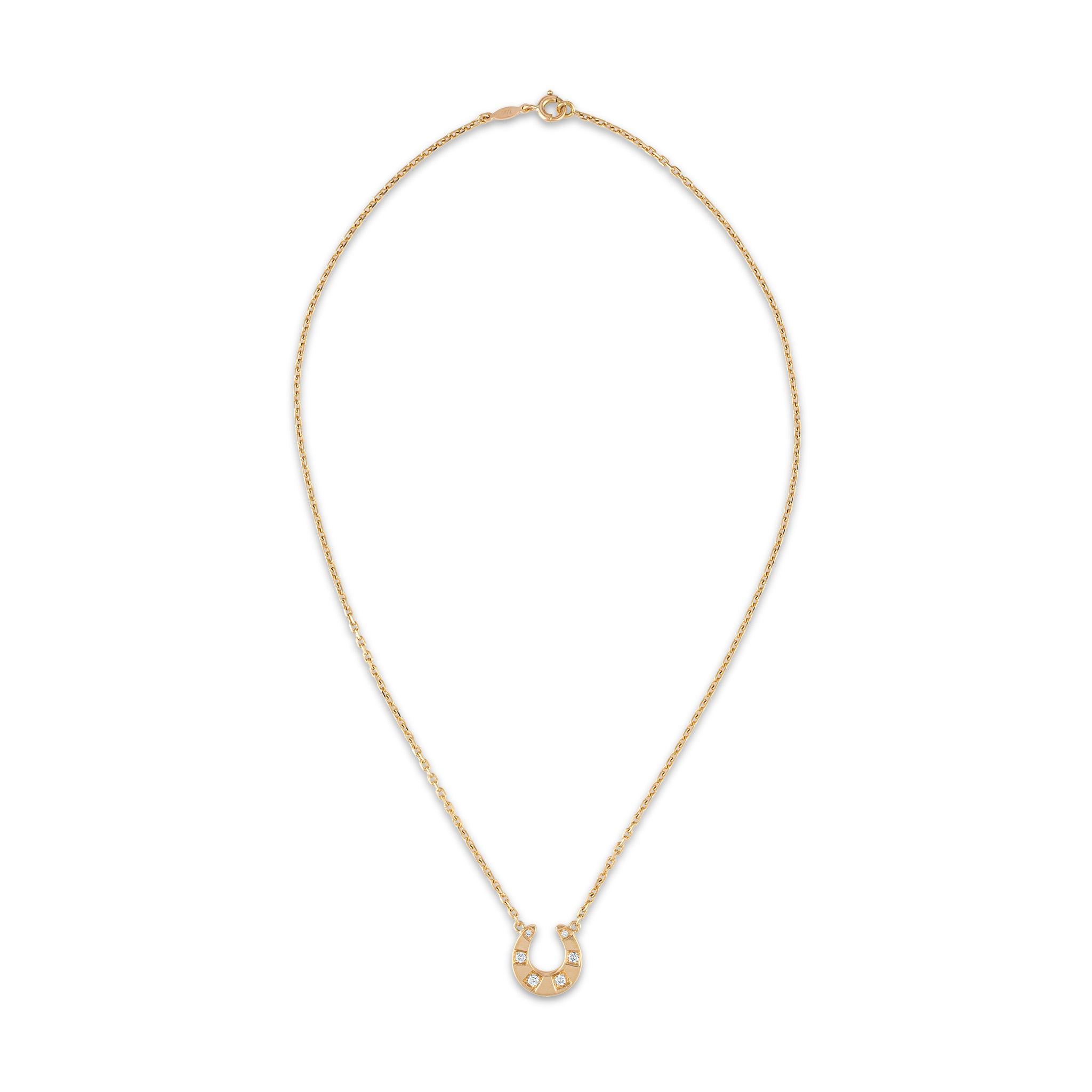 METAL TYPE: 18K Yellow Gold
TOTAL WEIGHT: 8g
STONE WEIGHT: 0.25ct twd
NECKLACE LENGTH: 15