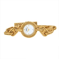 Hermès Montre Paris Chaine D''Ancre en or jaune 18 carats