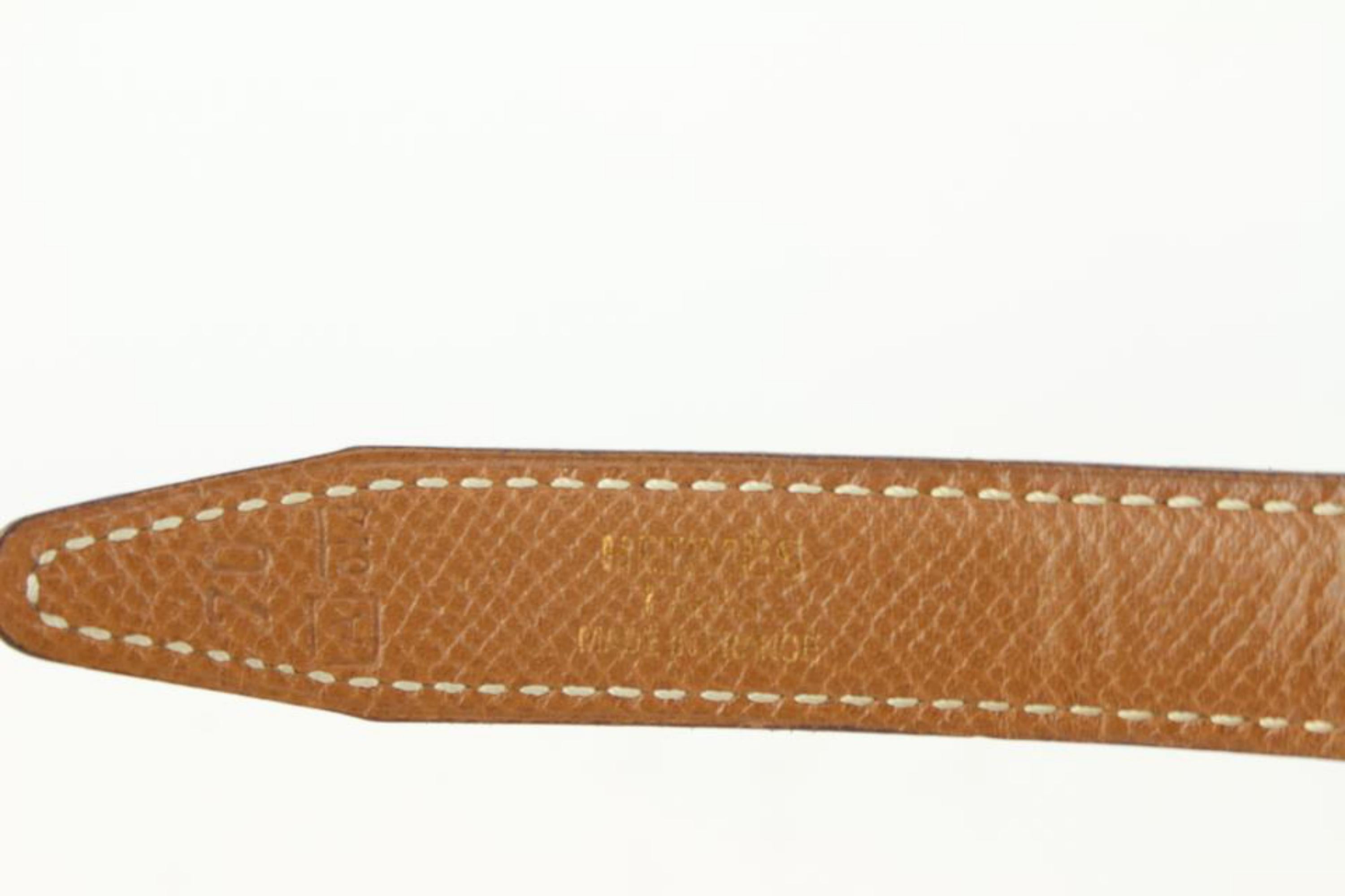 Hermès 18mm Reversible Black x Brown x Gold H Logo Thin Belt Kit 930h17 For Sale 7