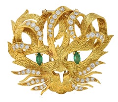 Emerald Brooches