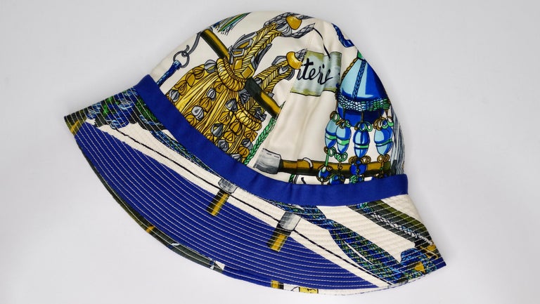 Women's or Men's Hermés 1960s Passementerie Scarf Hat For Sale