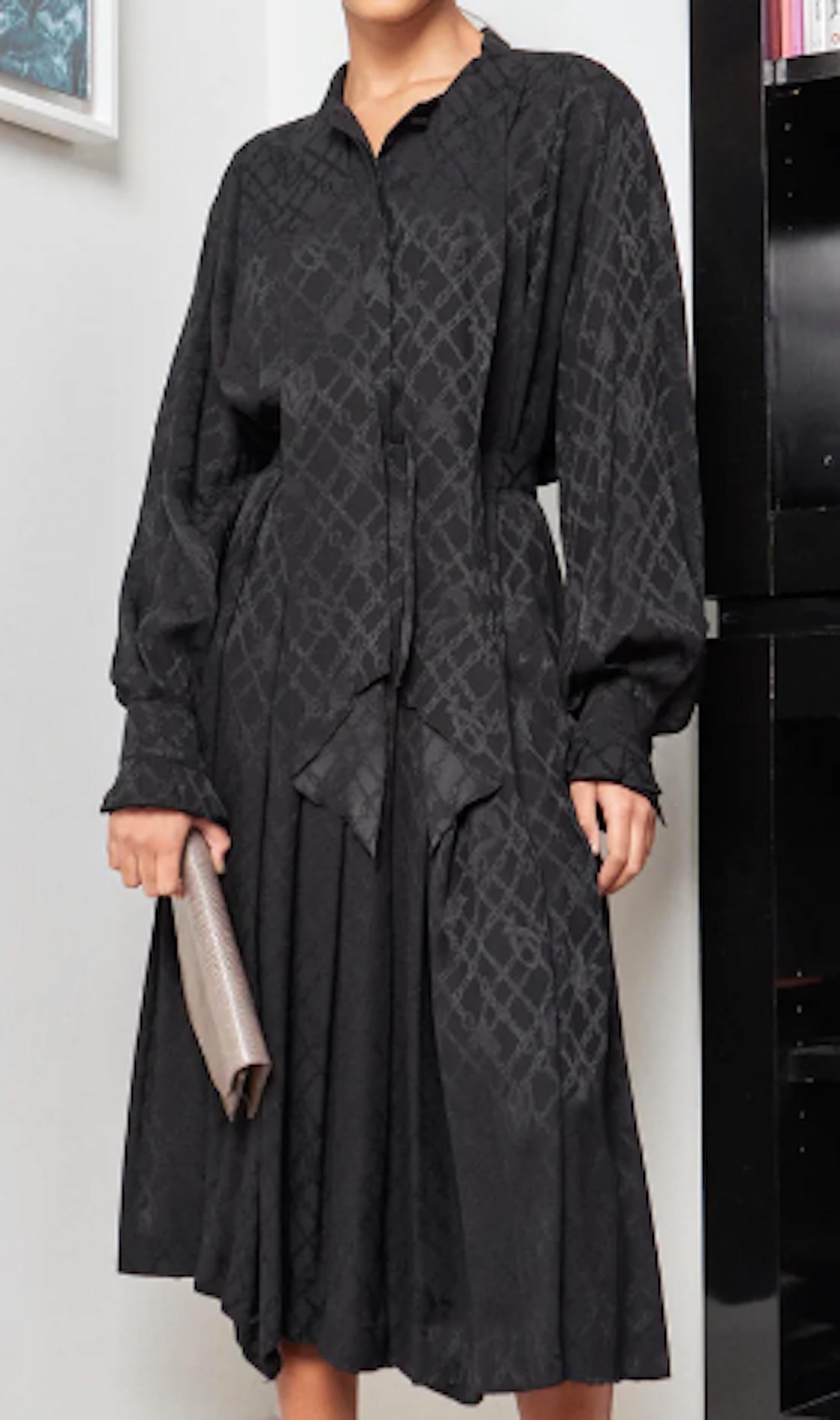 Hermes 1960s Pleated Skirt and Shirt In Excellent Condition For Sale In New York, NY