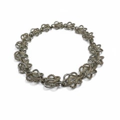 Hermès 1960s Silver Nautical Link Necklace