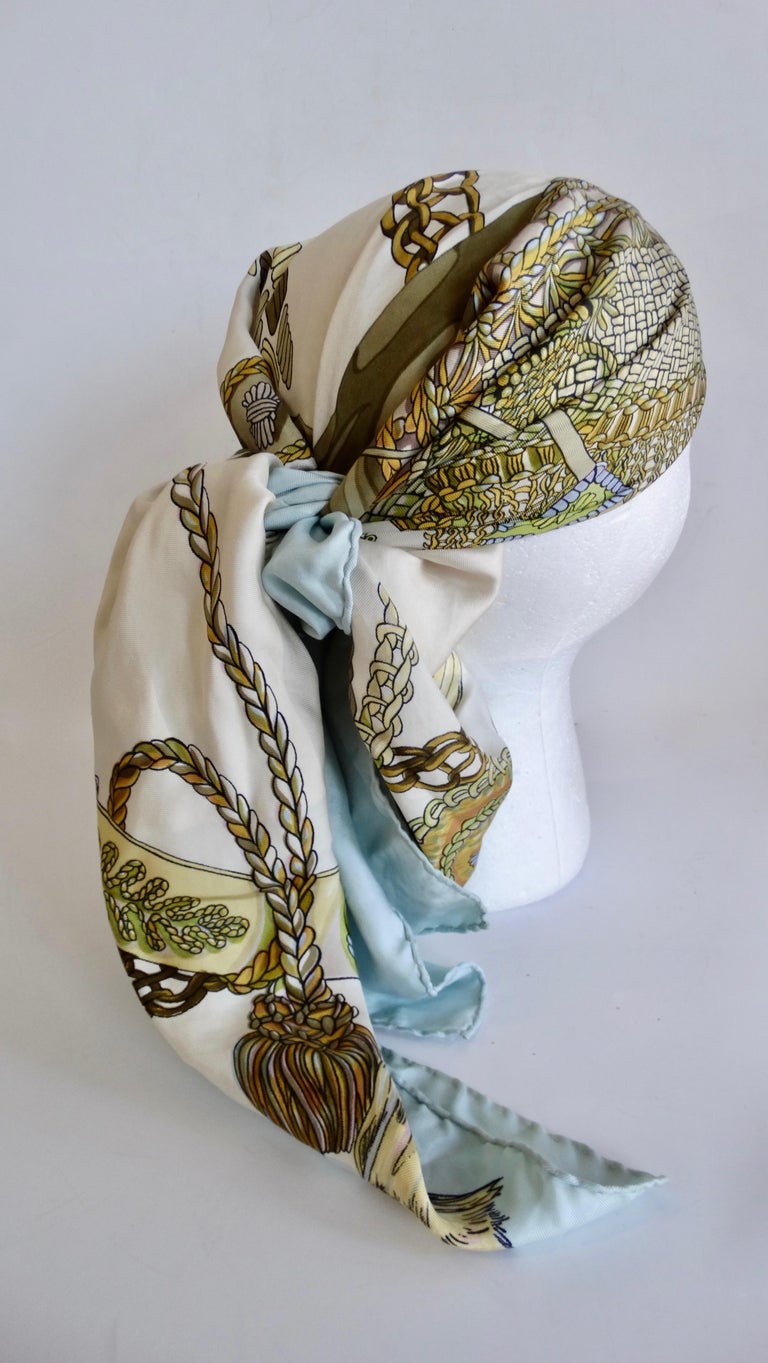 Hermés 1961 Le Timbalier Silk Scarf at 1stDibs
