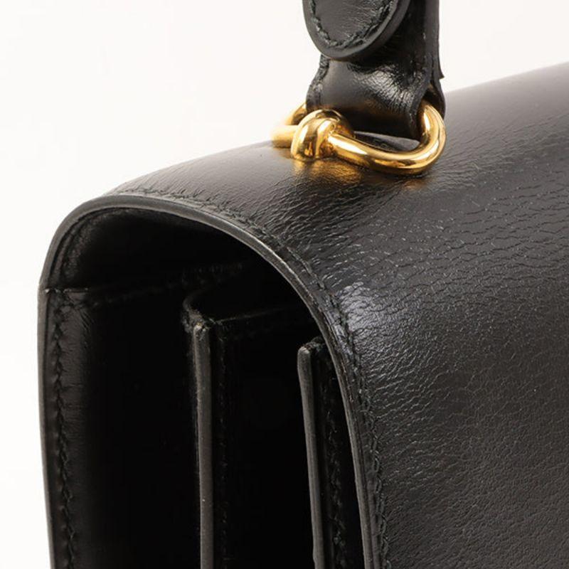 Hermes 1966 Made Fonsbelle Black Bag 11