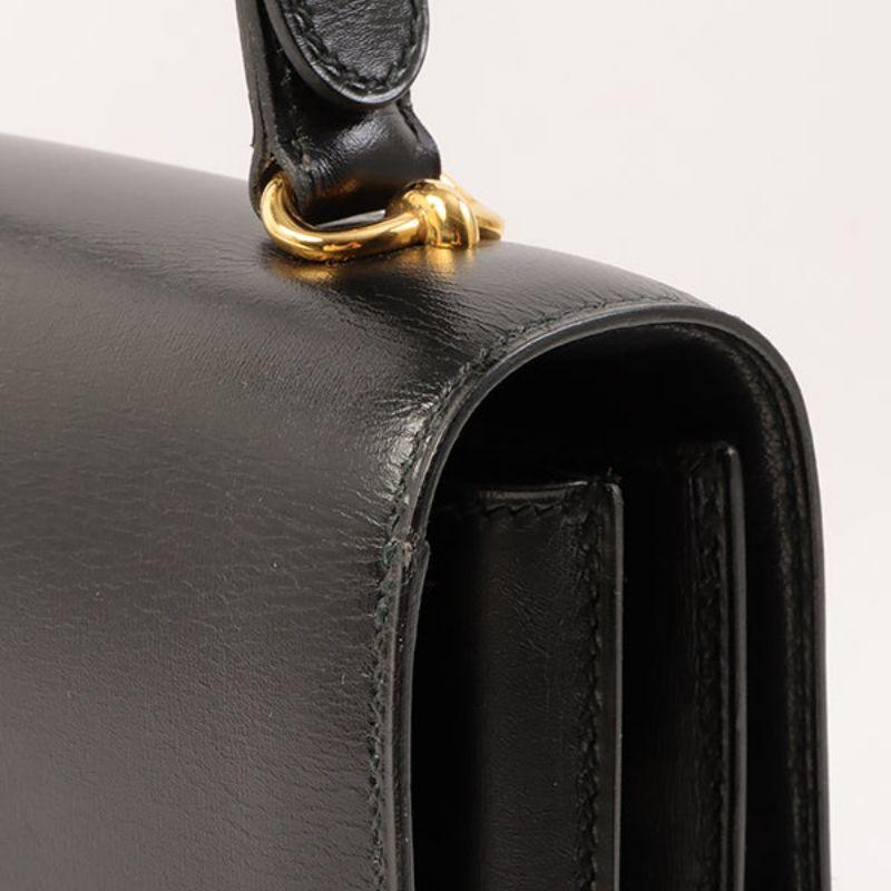 Hermes 1966 Made Fonsbelle Black Bag 12