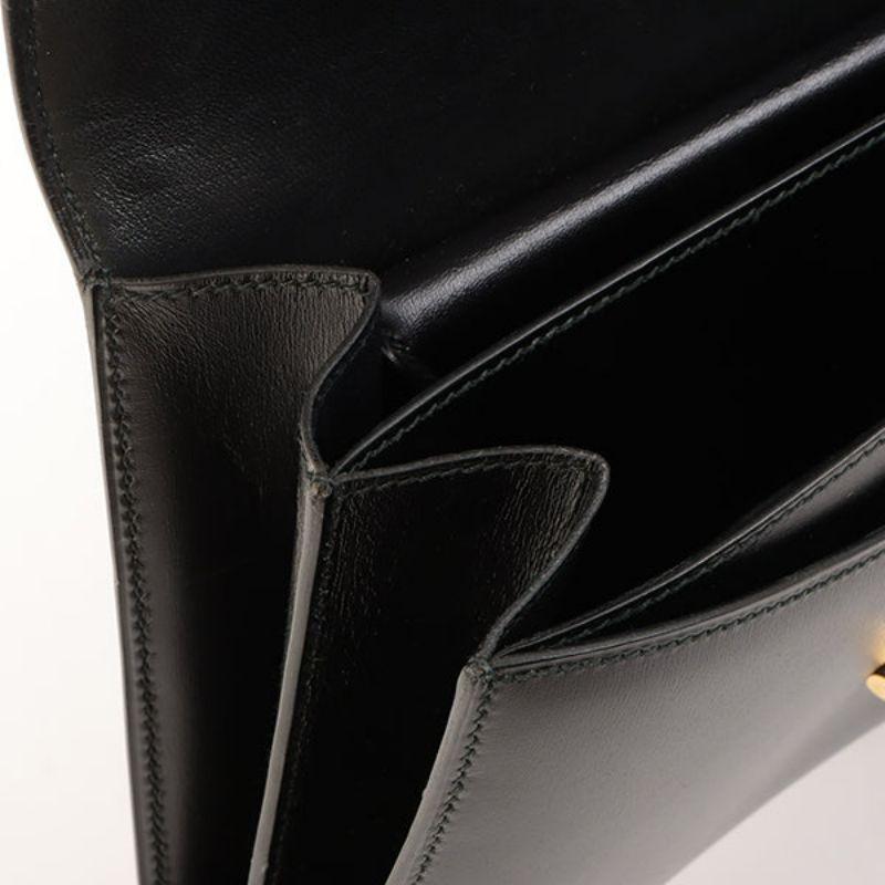 Hermes 1966 Made Fonsbelle Black Bag 15