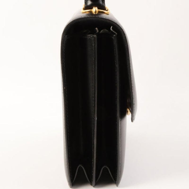 Hermes 1966 Made Fonsbelle Black Bag In Good Condition In London, GB