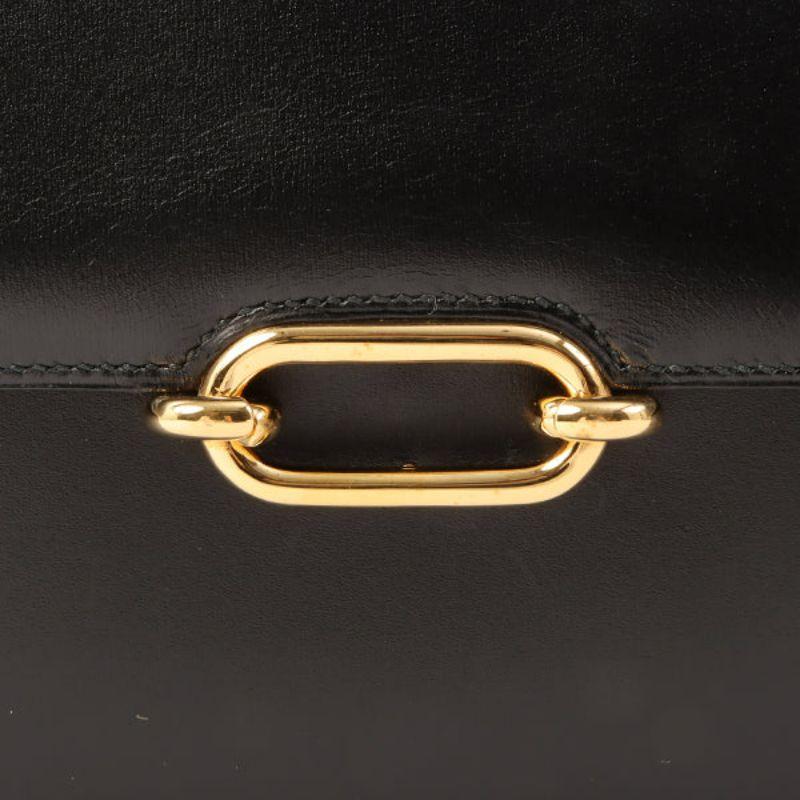 Hermes 1966 Made Fonsbelle Black Bag 4