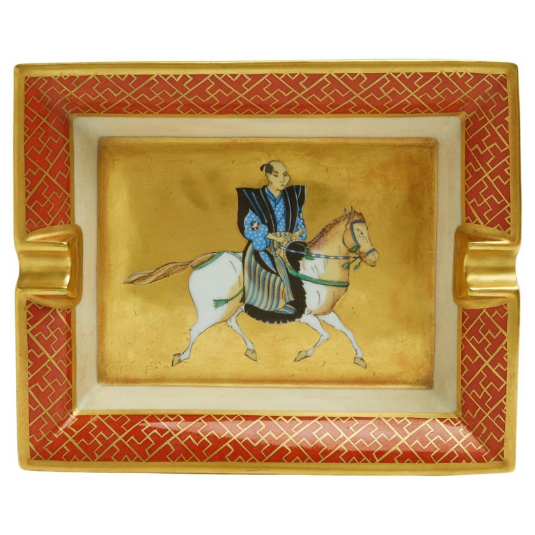 HERMES 1987 Vintage Ecole Française D'Equitation Silk Scarf