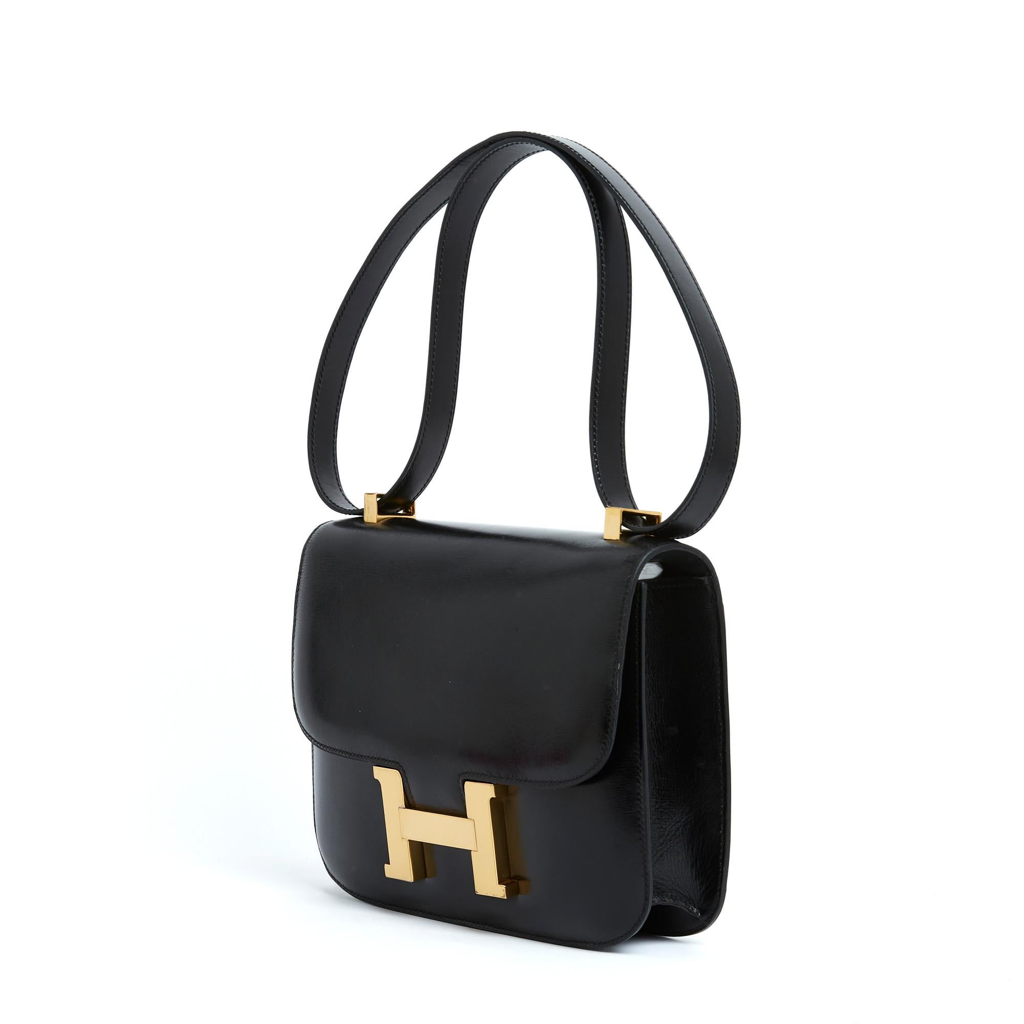 Hermès Constance model bag in smooth black 