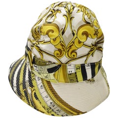 Used Hermés 1970s Astrology Bucket Hat 