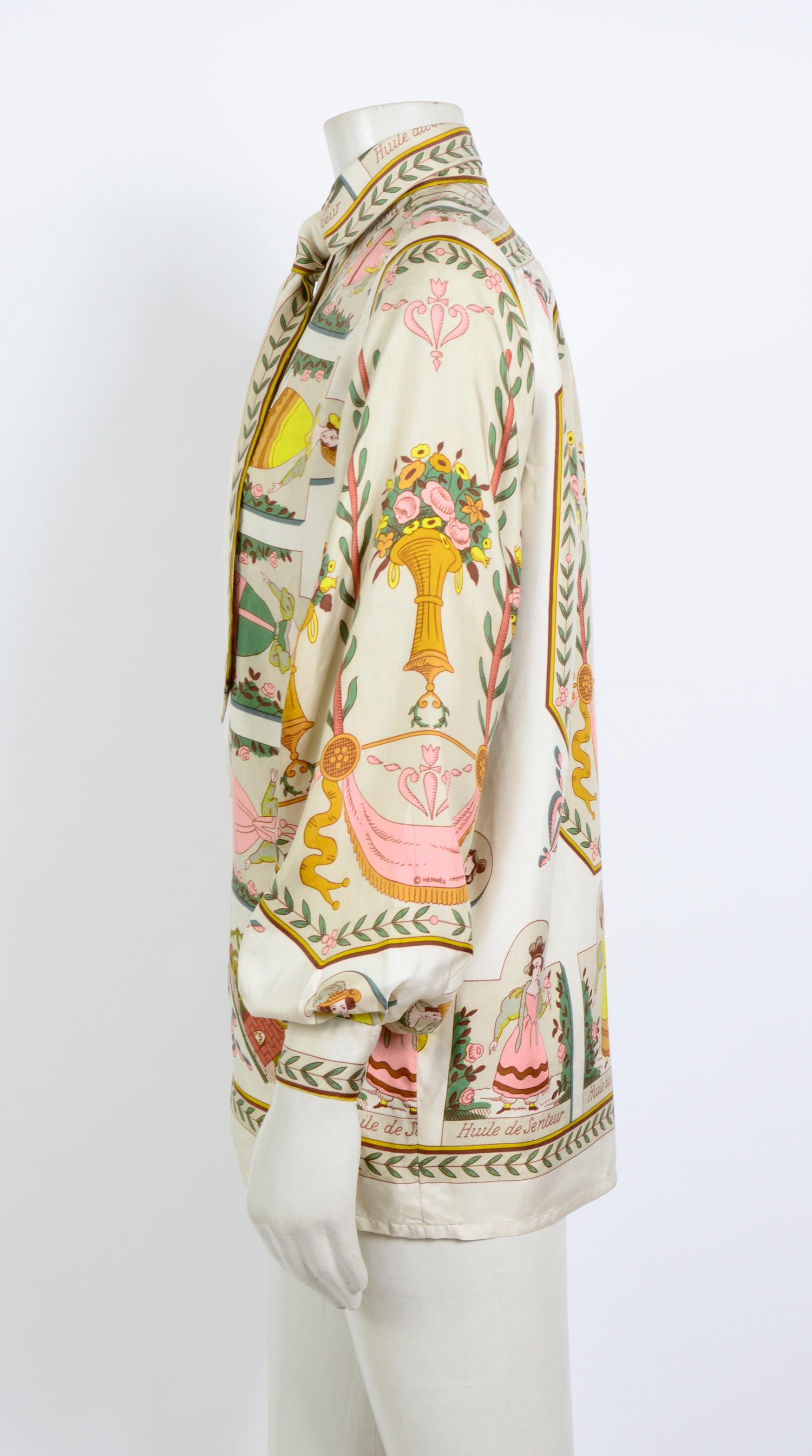 Women's Hermes 1970s silk 