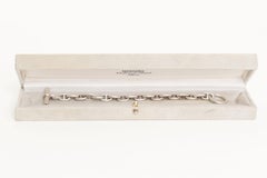 Hermes 1970’s Vintage Chaine D’Ancre Bracelet Sterling Silver with Box