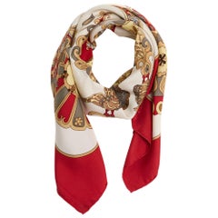 Hermès 1972 Foulard Soie Carré 90 Cendrillon Silk Scarf Multicolor
