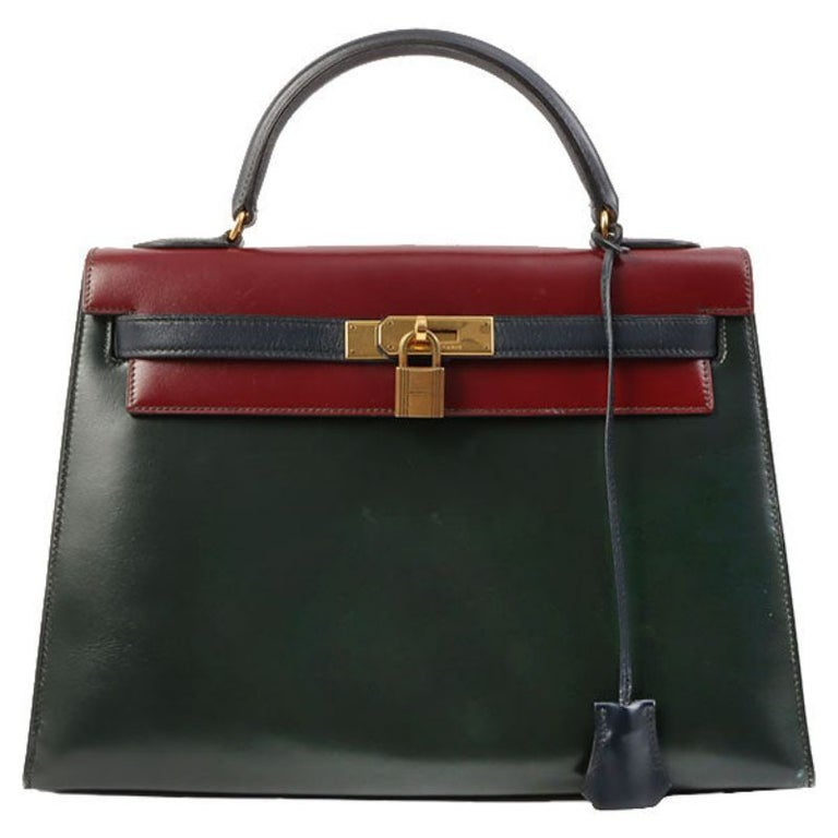 Hermes Limited Edition Kellywood 22 Bag in Wood with Aluminum and Barenia  Leather Palladium Hardware