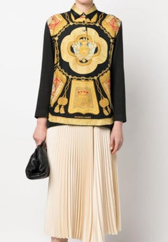Hermes 1990s Byzantine Print Silk Shirt