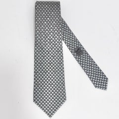 Hermes 1990s Cat Print Tie