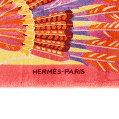 Hermès 1991 Drap de bain Brazil Summer Colors Bath Towel Hermes
