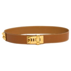 Hermès 1992 Ceinture T78 Medor Collier de Chient Cintura 32 in