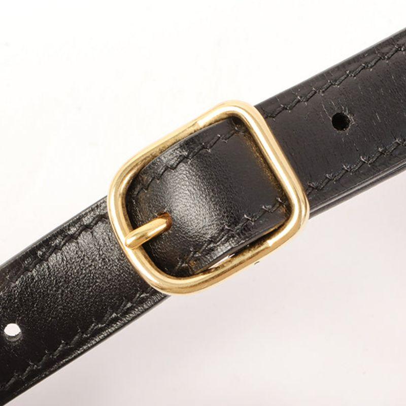Hermes 1995 Made Kelly Sports Bag Pm Black 10