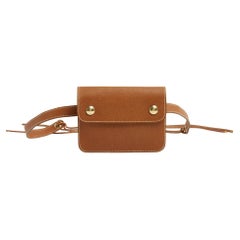 Hermès 1995s Sac ceinture Floride Epsom leather bag clutch on belt Hermes