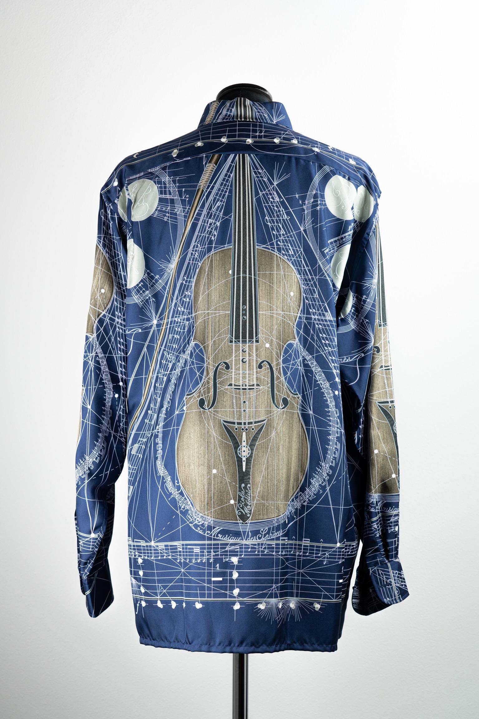 Blue Hermes 1996 Musique des Spheres shirt