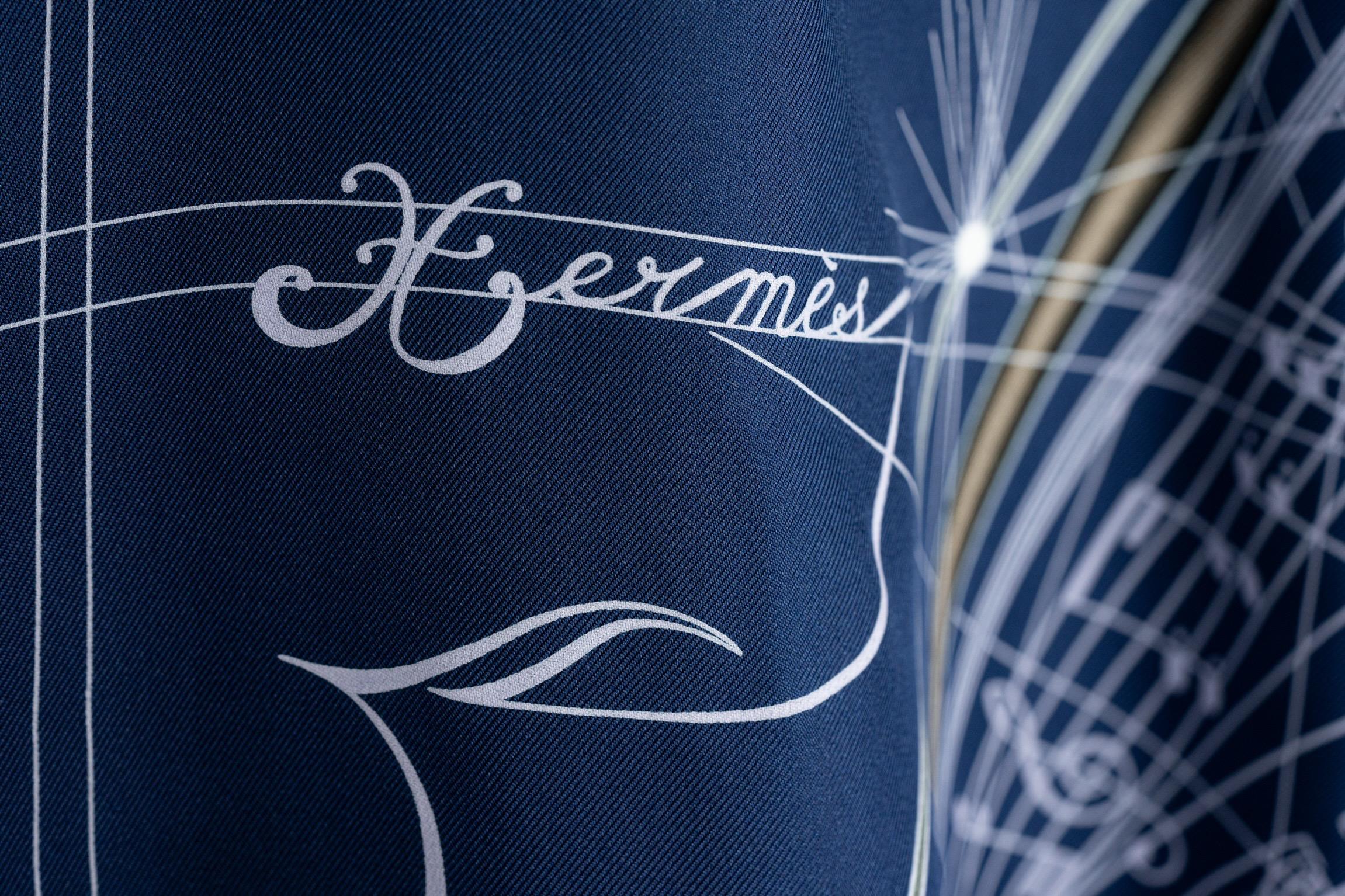 Hermes 1996 Musique des Spheres shirt In Excellent Condition In Carnate, IT