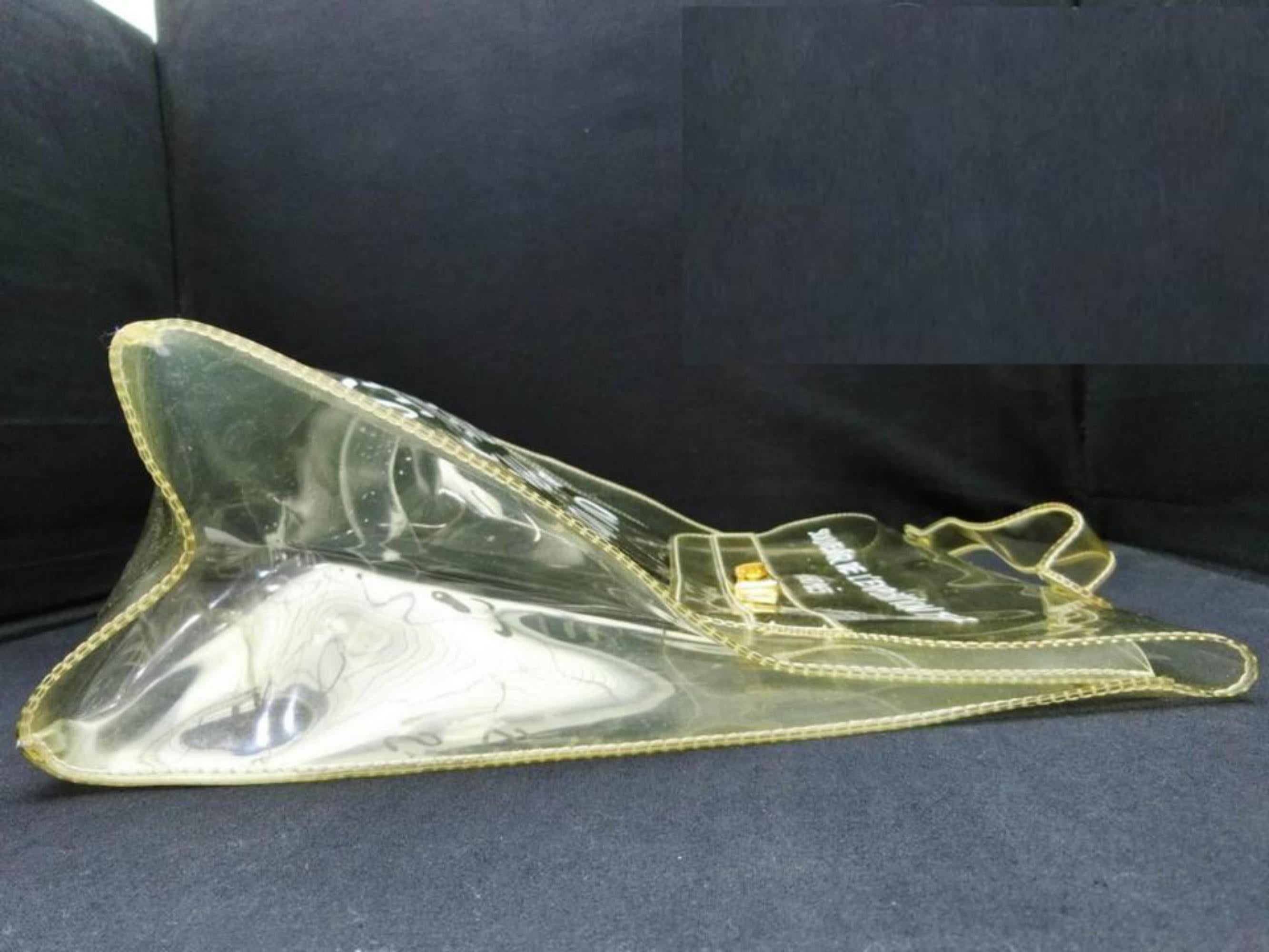 Hermès 1997 Souvenir De L'exposition Clear Kelly Translucent 241117 For Sale 2