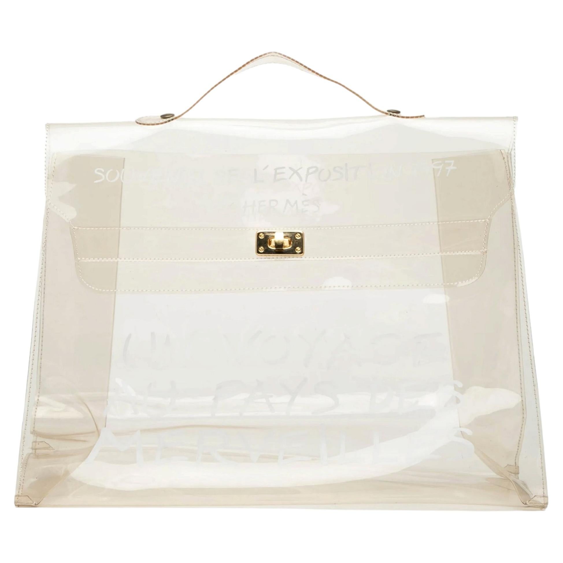 エルメス 1997展限定 PVCクリアバッグ ヴィンテージ HERMES エルメス