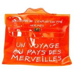 Hermès 1998 Clear Orange Souvenir De L'Exposition Kelly Translucent 241115