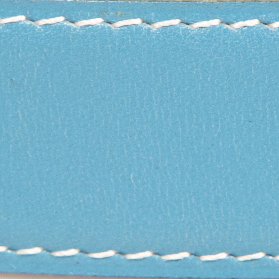 Hermès 1998 Leather H Buckle Reversible Belt in vendita 1