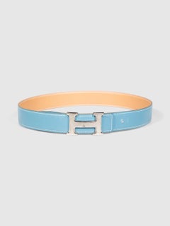Hermès 1998 Leather H Buckle Reversible Belt